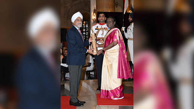 Legends remembered, icons felicitated in Padma ceremony